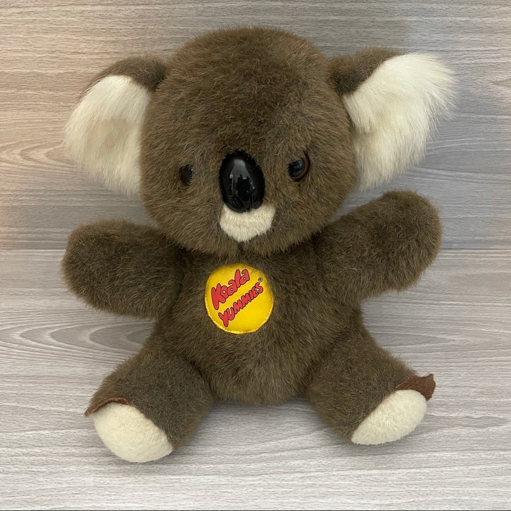 Vintage 1993 Koala Yummies Lotte Plush HandPuppet